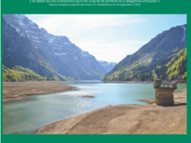 (#112) série Responsabilité & Environnement des Annales des Mines intitulé « L’eau et le changement climatique »
